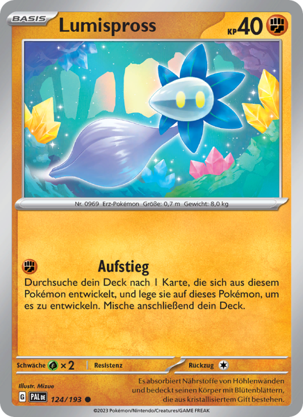 Lumispross 124 — Paldea Evolved (German Pokémon TCG card)