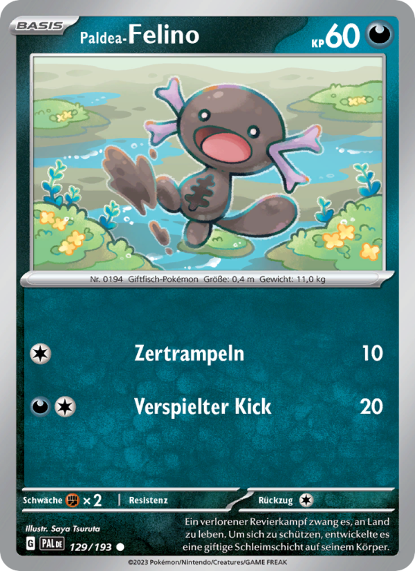 Paldea-Felino 129 — Paldea Evolved (German Pokémon TCG card)