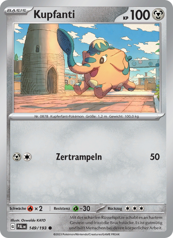 Kupfanti 149 — Paldea Evolved (German Pokémon TCG card)