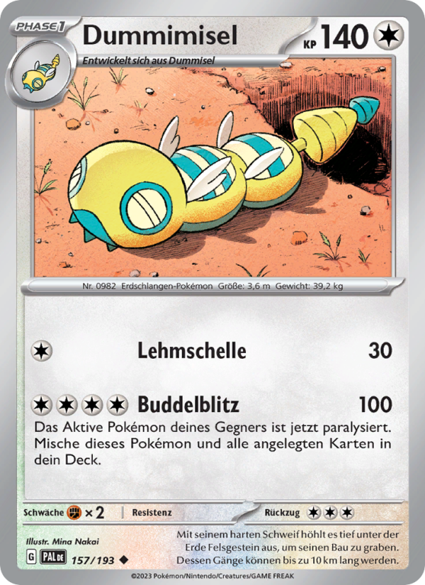 Dummimisel 157 — Paldea Evolved (German Pokémon TCG card)