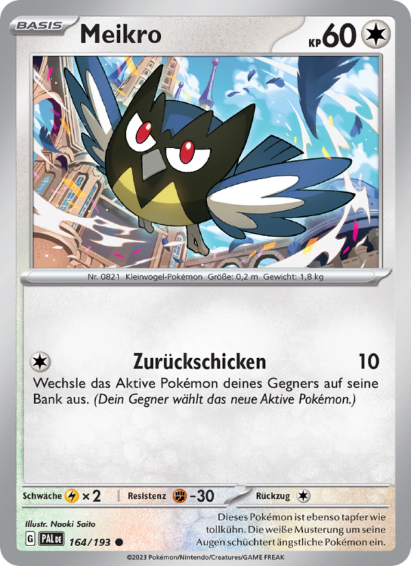 Meikro 164 — Paldea Evolved (German Pokémon TCG card)