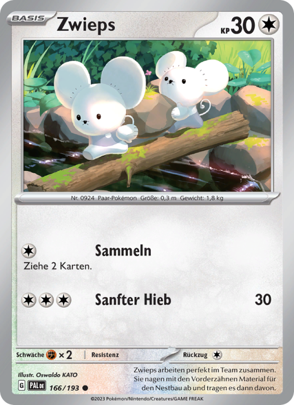 Zwieps 166 — Paldea Evolved (German Pokémon TCG card)