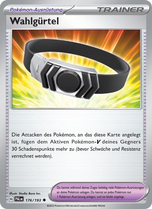 Wahlgürtel 176 — Paldea Evolved (German Pokémon TCG card)