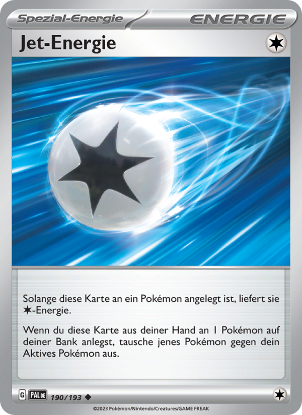 Jet-Energie 190 — Paldea Evolved (German Pokémon TCG card)