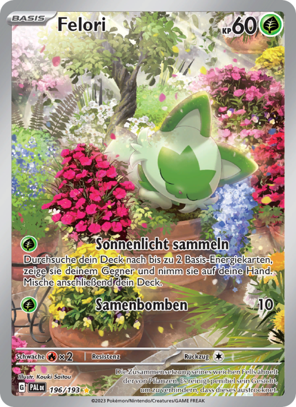 Felori 196 — Paldea Evolved (German Pokémon TCG card)
