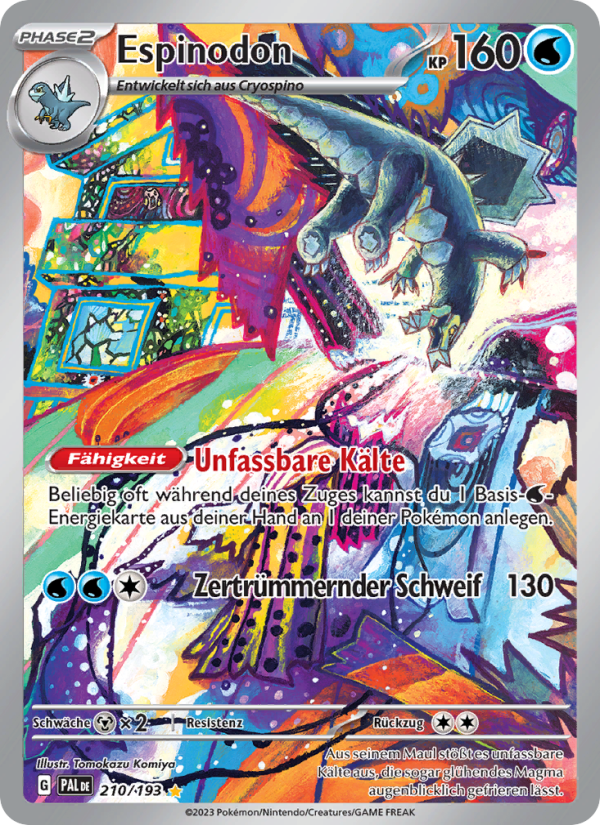 Espinodon 210 — Paldea Evolved (German Pokémon TCG card)