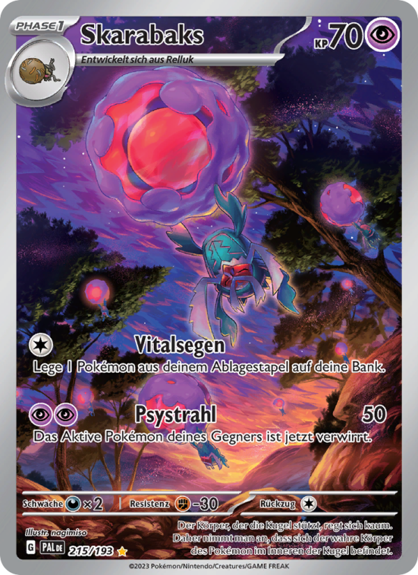 Skarabaks 215 — Paldea Evolved (German Pokémon TCG card)