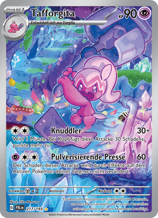 Tafforgita 217 — Paldea Evolved (German Pokémon TCG card)