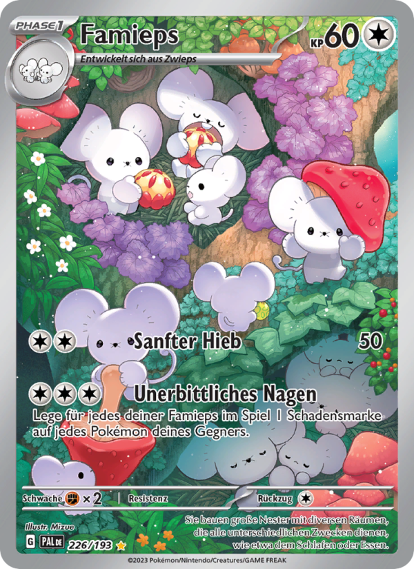 Famieps 226 — Paldea Evolved (German Pokémon TCG card)