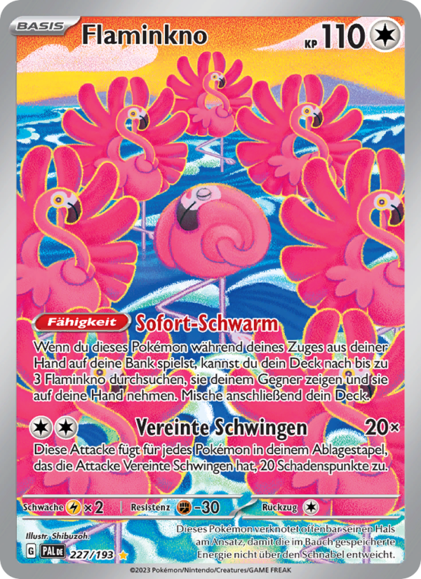 Flaminkno 227 — Paldea Evolved (German Pokémon TCG card)