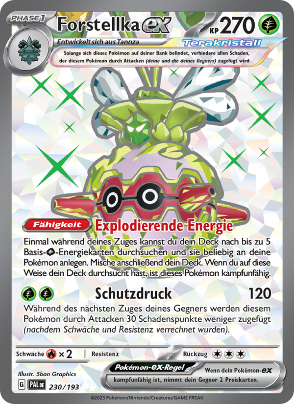 Forstellka-ex 230 — Paldea Evolved (German Pokémon TCG card)