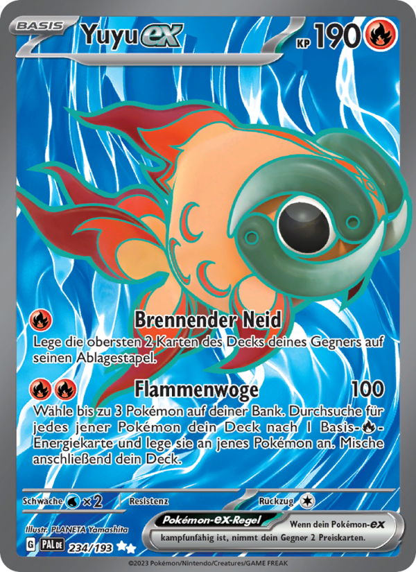 Yuyu-ex 234 — Paldea Evolved (German Pokémon TCG card)