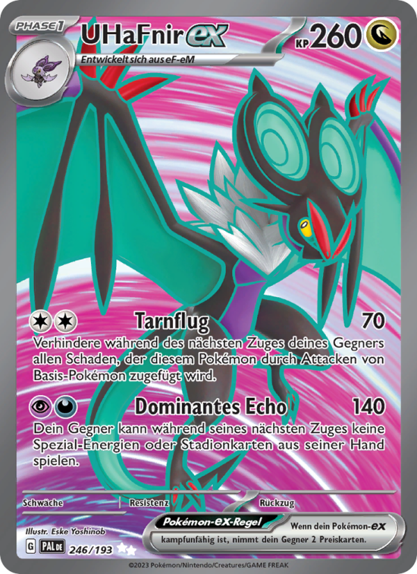 UHaFnir-ex 246 — Paldea Evolved (German Pokémon TCG card)