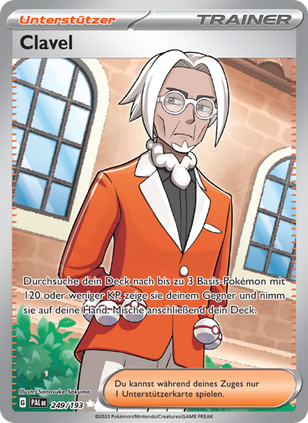 Clavel 249 — Paldea Evolved (German Pokémon TCG card)