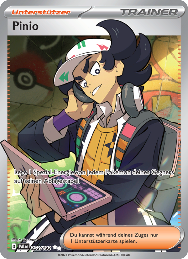 Pinio 252 — Paldea Evolved (German Pokémon TCG card)