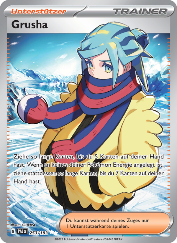 Grusha 253 — Paldea Evolved (German Pokémon TCG card)