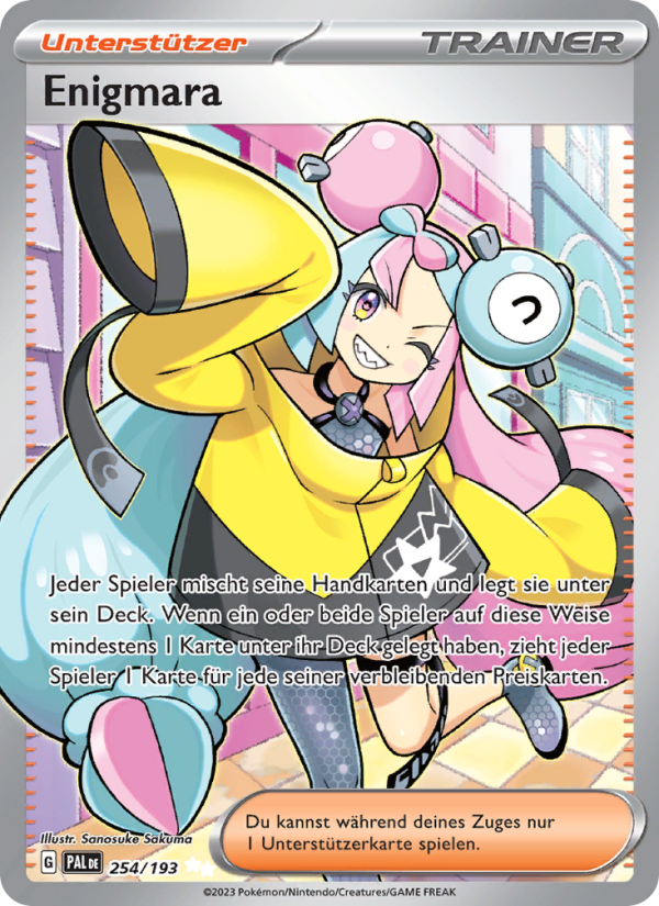 Enigmara 254 — Paldea Evolved (German Pokémon TCG card)