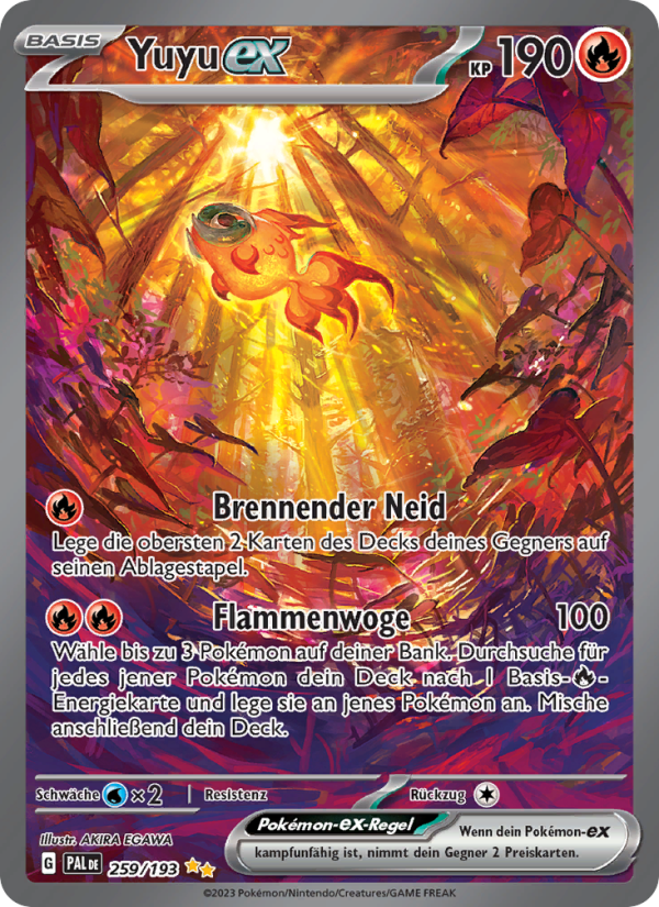Yuyu-ex 259 — Paldea Evolved (German Pokémon TCG card)