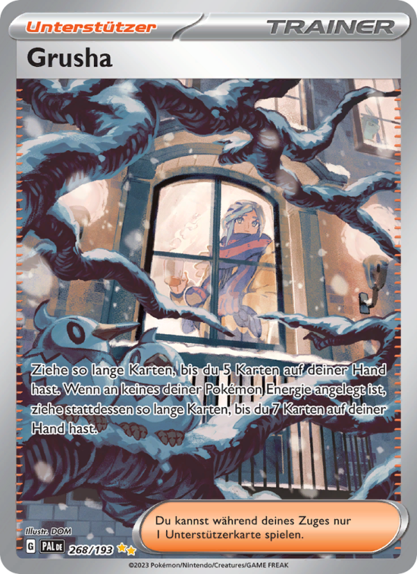 Grusha 268 — Paldea Evolved (German Pokémon TCG card)