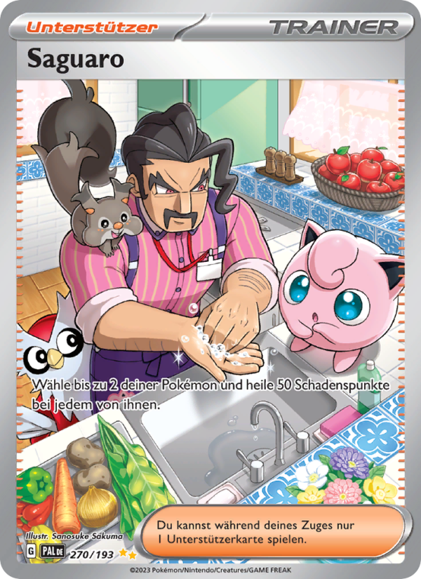 Saguaro 270 — Paldea Evolved (German Pokémon TCG card)