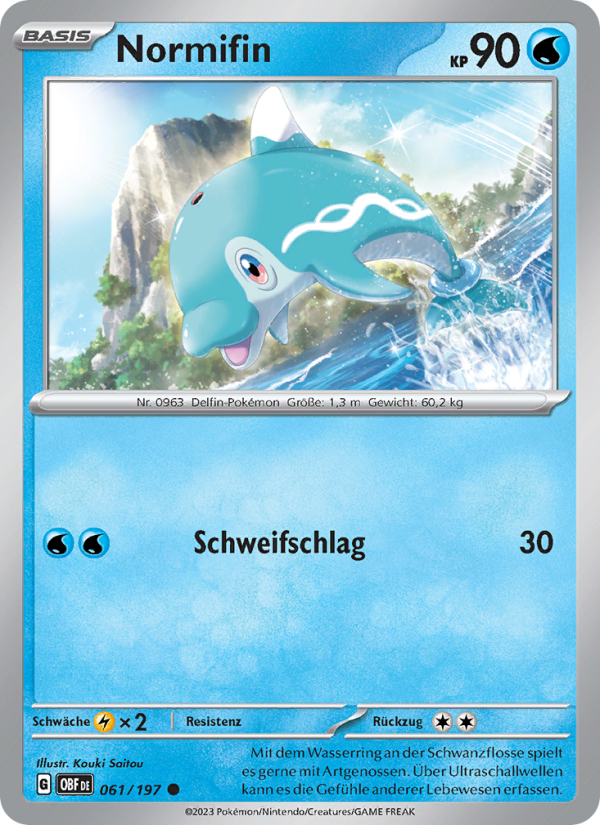 Normifin 061 — Obsidian Flames (German Pokémon TCG card)