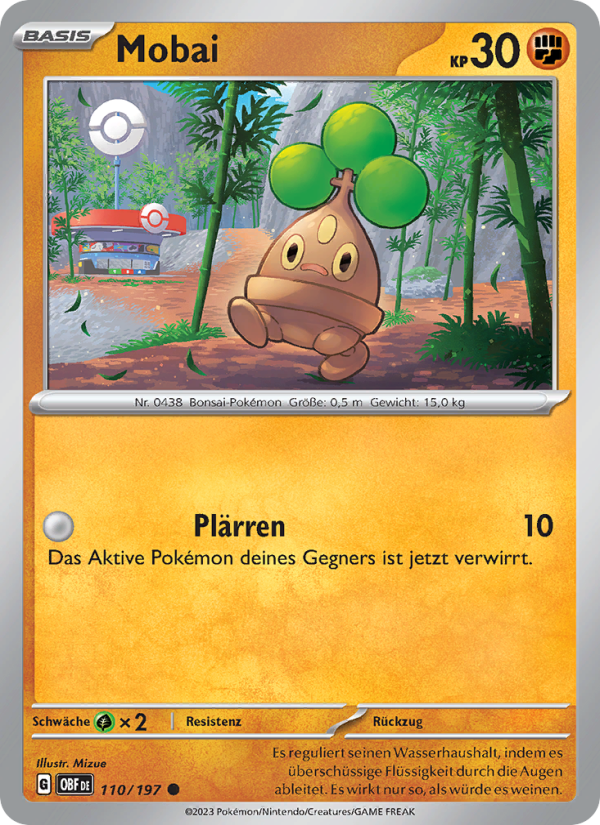 Mobai 110 — Obsidian Flames (German Pokémon TCG card)