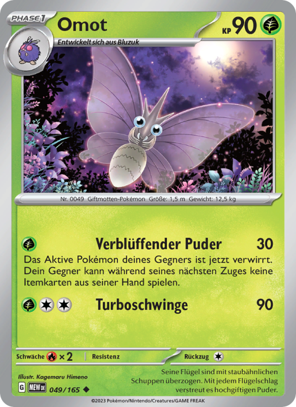 Omot 049 — 151 (German Pokémon TCG card)