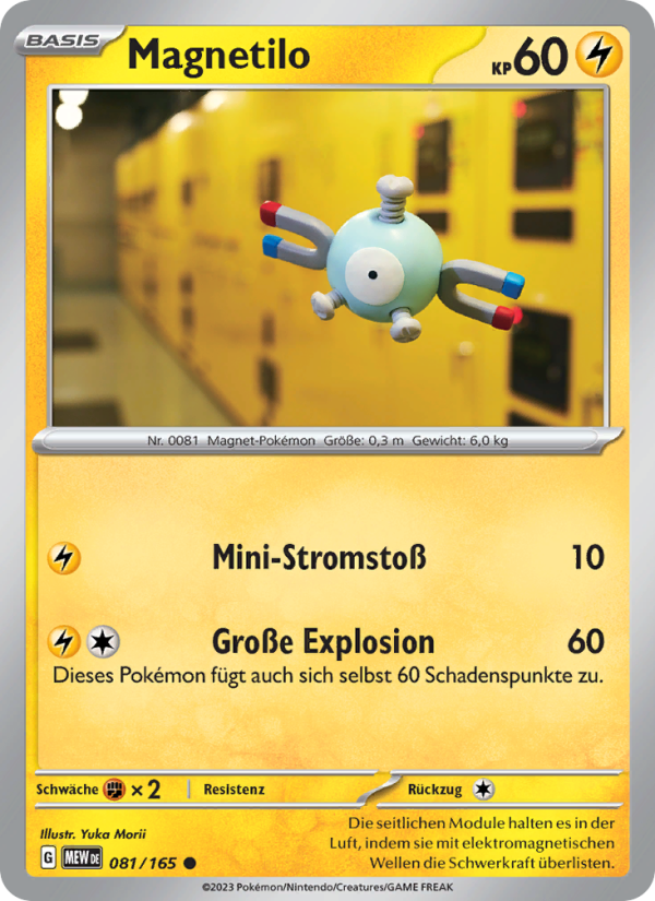 Magnetilo 081 — 151 (German Pokémon TCG card)