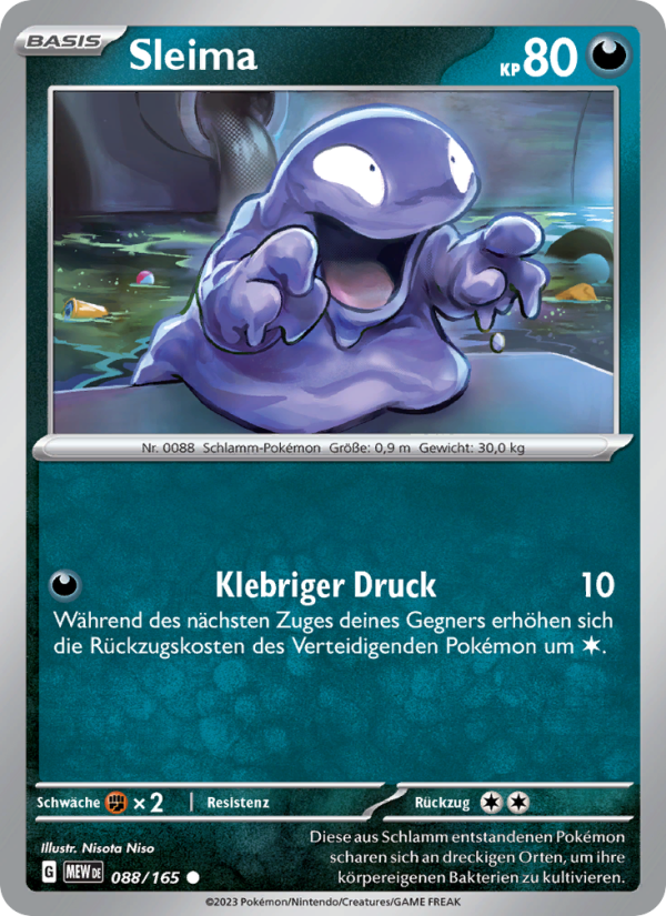 Sleima 088 — 151 (German Pokémon TCG card)