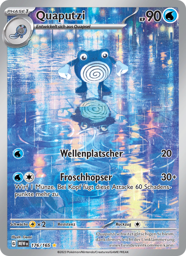 Quaputzi 176 — 151 (German Pokémon TCG card)