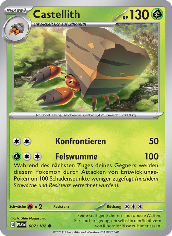 Castellith 007 — Paradox Rift (German Pokémon TCG card)