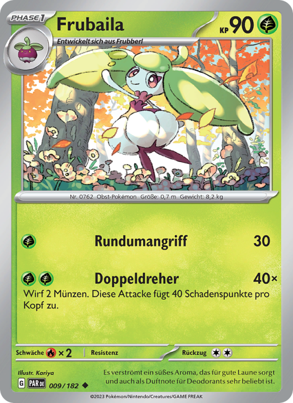 Frubaila 009 — Paradox Rift (German Pokémon TCG card)