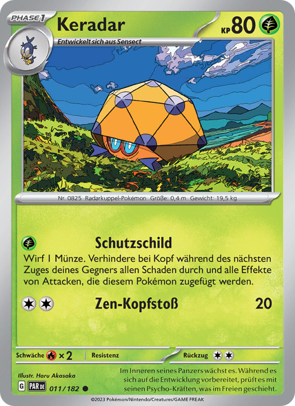Keradar 011 — Paradox Rift (German Pokémon TCG card)