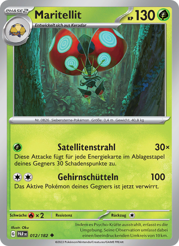 Maritellit 012 — Paradox Rift (German Pokémon TCG card)