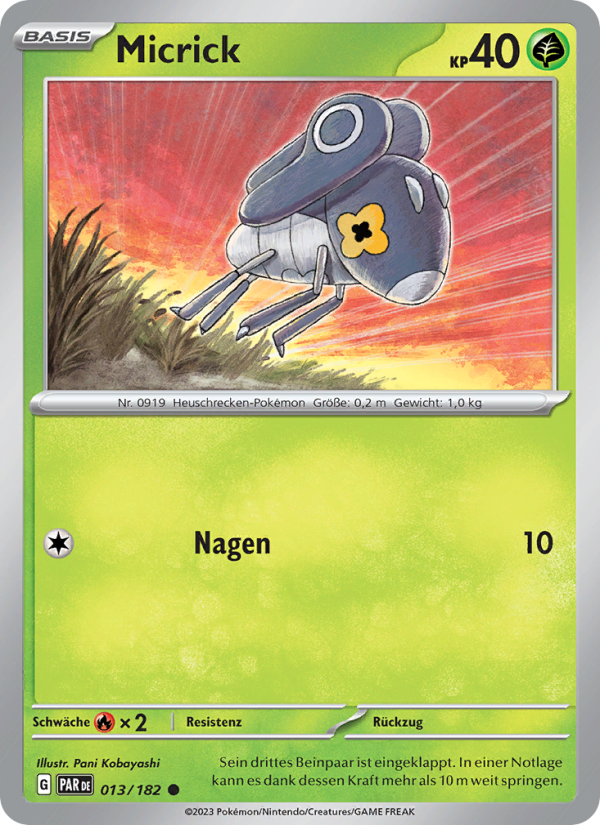 Micrick 013 — Paradox Rift (German Pokémon TCG card)