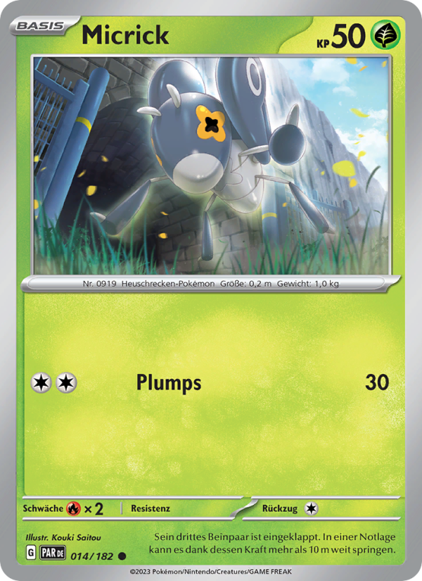Micrick 014 — Paradox Rift (German Pokémon TCG card)