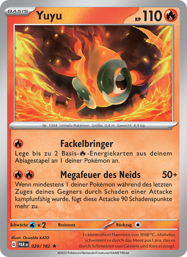 Yuyu 029 — Paradox Rift (German Pokémon TCG card)