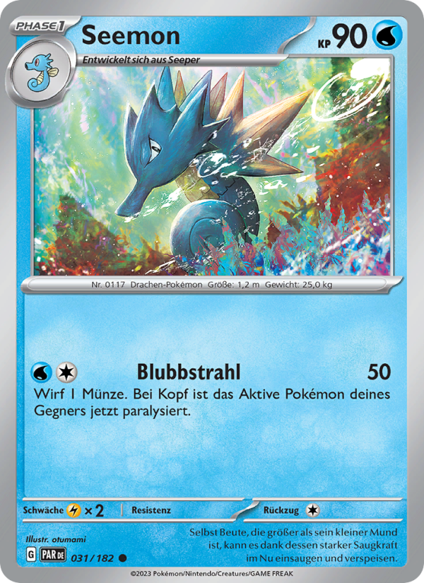 Seemon 031 — Paradox Rift (German Pokémon TCG card)
