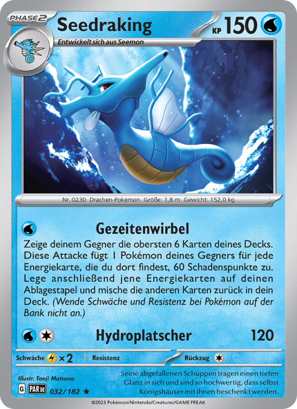 Seedraking 032 — Paradox Rift (German Pokémon TCG card)