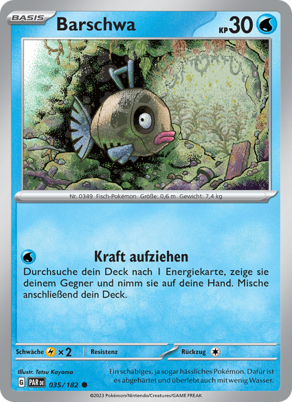 Barschwa 035 — Paradox Rift (German Pokémon TCG card)