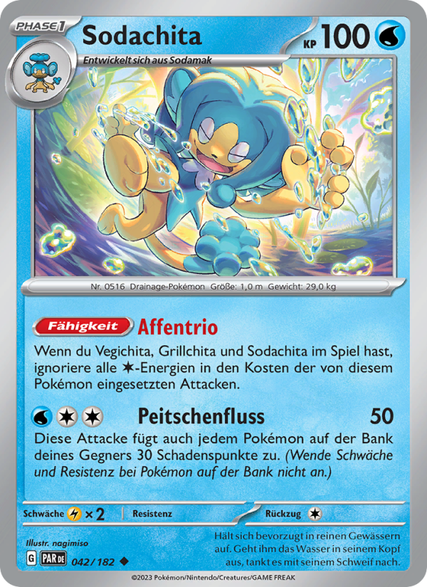 Sodachita 042 — Paradox Rift (German Pokémon TCG card)