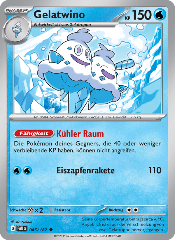 Gelatwino 045 — Paradox Rift (German Pokémon TCG card)