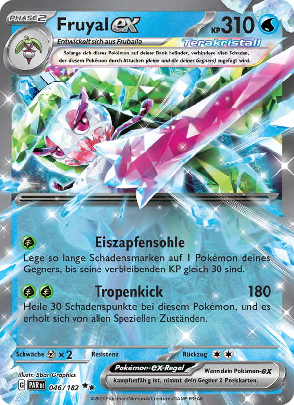 Fruyal-ex 046 — Paradox Rift (German Pokémon TCG card)