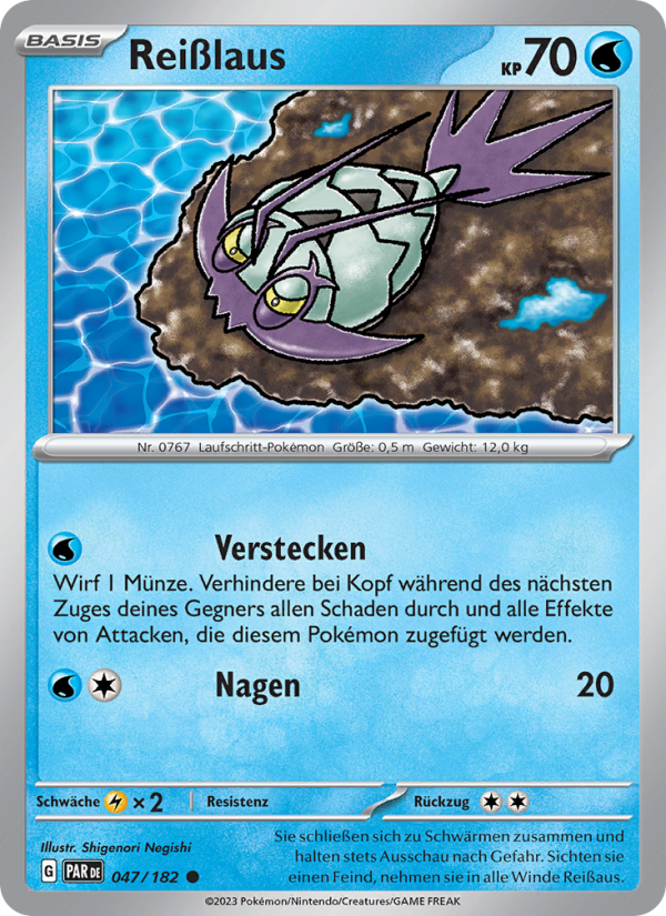 Reißlaus 047 — Paradox Rift (German Pokémon TCG card)
