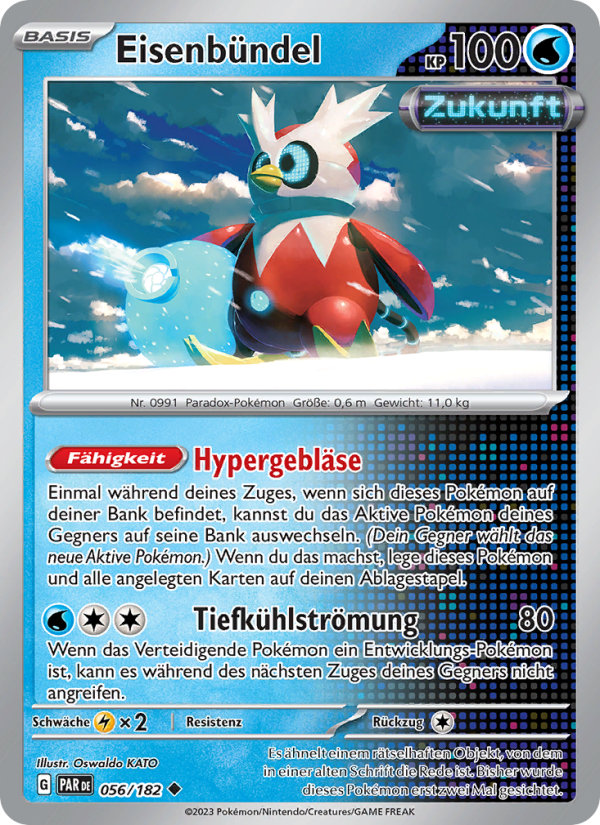 Eisenbündel 056 — Paradox Rift (German Pokémon TCG card)
