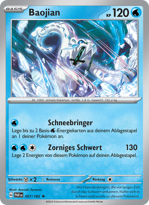 Baojian 057 — Paradox Rift (German Pokémon TCG card)