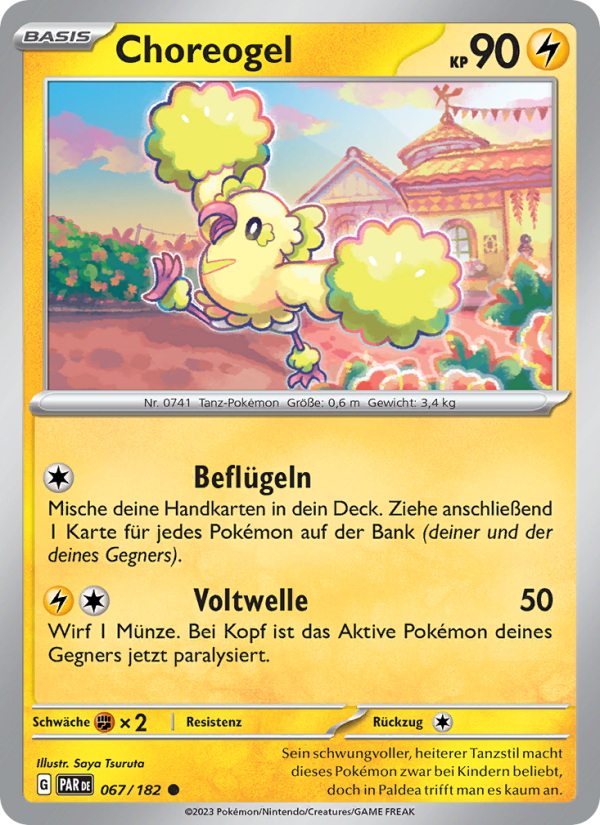 Choreogel 067 — Paradox Rift (German Pokémon TCG card)