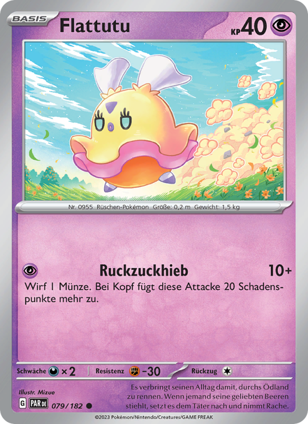Flattutu 079 — Paradox Rift (German Pokémon TCG card)