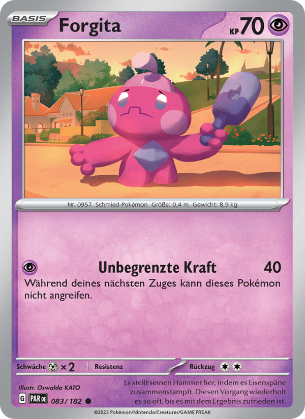 Forgita 083 — Paradox Rift (German Pokémon TCG card)