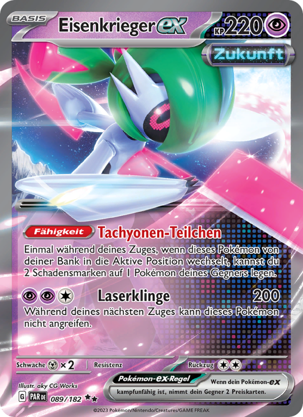 Eisenkrieger-ex 089 — Paradox Rift (German Pokémon TCG card)